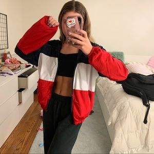 BRANDY MELVILLE COLORBLOCK WINDBREAKER